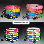 Pink Cat Collars with Bells, Break Away Cat Collar with Bells, Reflective - Image 4