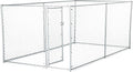 Lucky Dog Heavy Duty Outdoor Galvanized Chain Link Dog Kennel Enclosure by LuckyDog