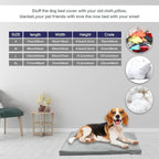 Waterproof Dog Bed Cover, Washable Removable Pet Dog Crate Pad Replacement Cover - Image 2