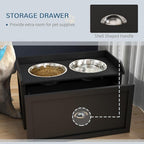 PawHut Dog Feeding Station - Image 4