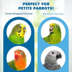SunGrow Wooden Bird Ladder Bridge, Hanging Exercise Toy, Bird Playground Cage - Image 6