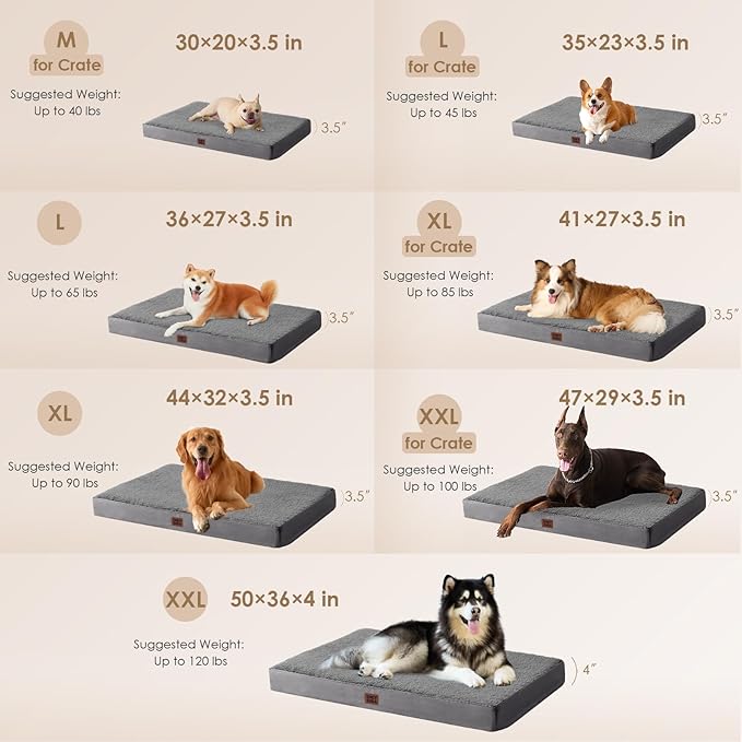 EHEYCIGA Orthopedic XL Dog Beds - Image 3