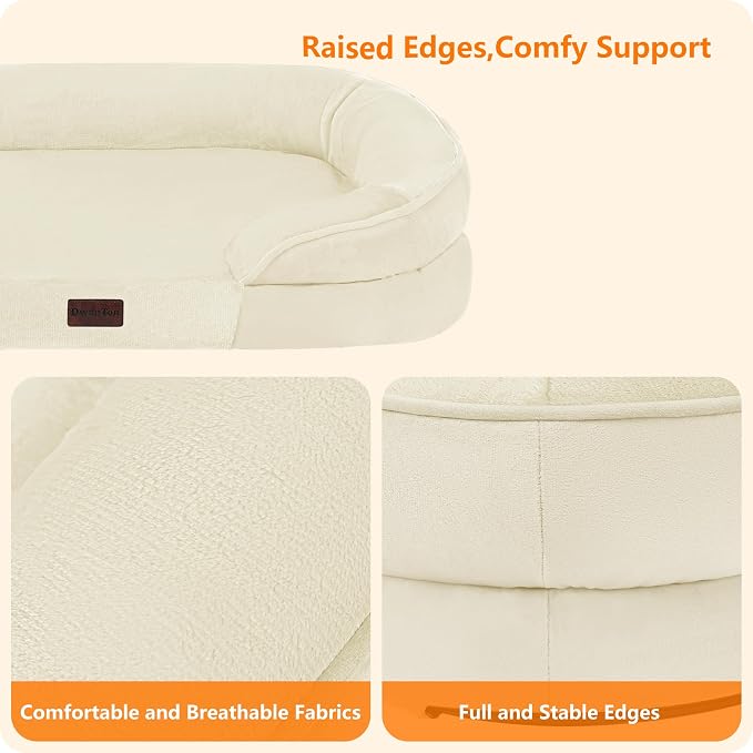 Dwanton Orthopedic Dog Bed for Large Dogs - Image 5