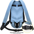 Pet Carrier Backpack, Adjustable Backpack Legs Out Easy-fit Chest Carrier - Image 4