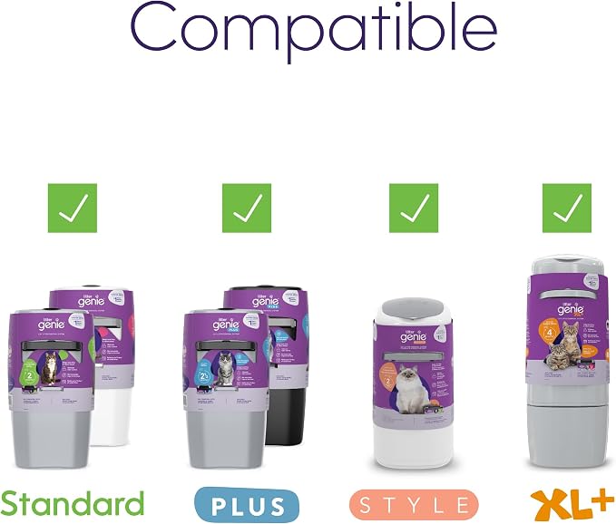 Litter Genie Eco Refills | Compostable Cat Litter Bags Jumbo 1-pack | Up to 4 - Image 4