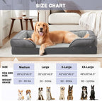 INVENHO Orthopedic Dog Beds Large Sized, XL Washable Dog Sofa - Image 7