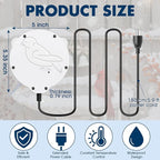 2 Pack Outdoors 100W Bird Bath Heater - Image 2
