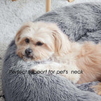 WESTERN HOME WH Calming Dog & Cat Donut Cuddler, Anti-Anxiety Warming Cozy Soft - Image 2