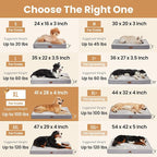OhGeni Memory Foam Orthopedic Waterproof Dog Bed - Image 9