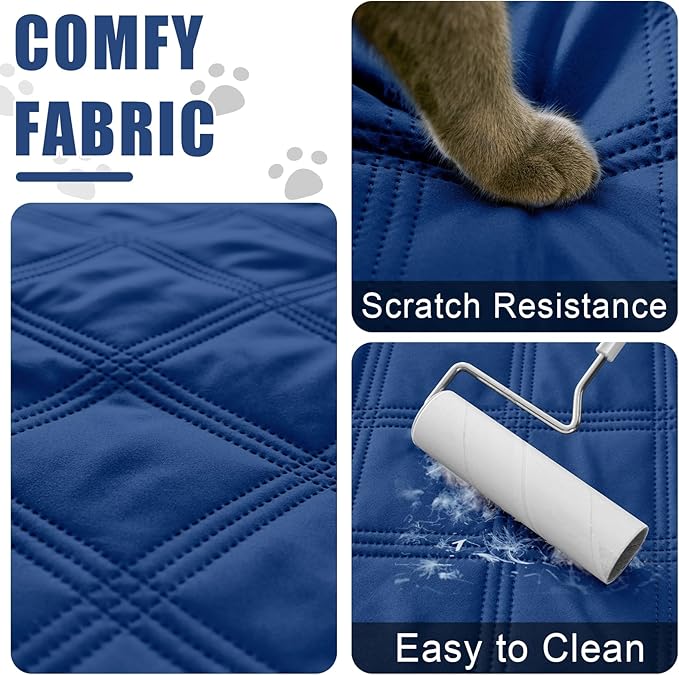 Smiry Waterproof Dog Bed Cover Blanket 82x82, Soft Reversible Pet Blanket - Image 4