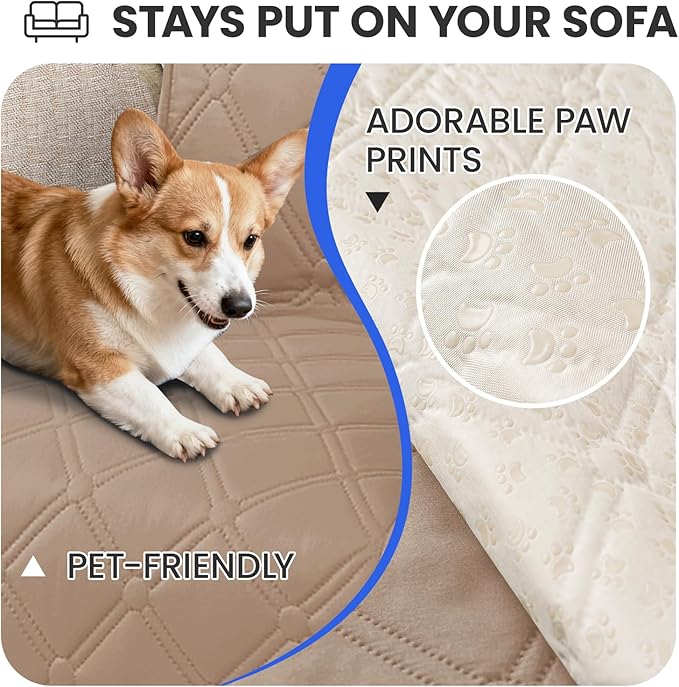 Waterproof Dog Blanket, Non-Slip Soft Pet Bed Cover, Couch Cover - Image 3