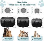 Dog Cat Playpen, Portable Puppy Pet Crate Indoor - Image 2