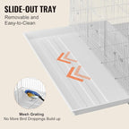VEVOR 30-inch Flight Bird Cage, Stackable Bird Cage - Image 5