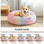 JOLLYVOGUE Calming Dog Bed Medium Size Dog, Anti-Anxiety Donut Medium Pet Bed - Image 6