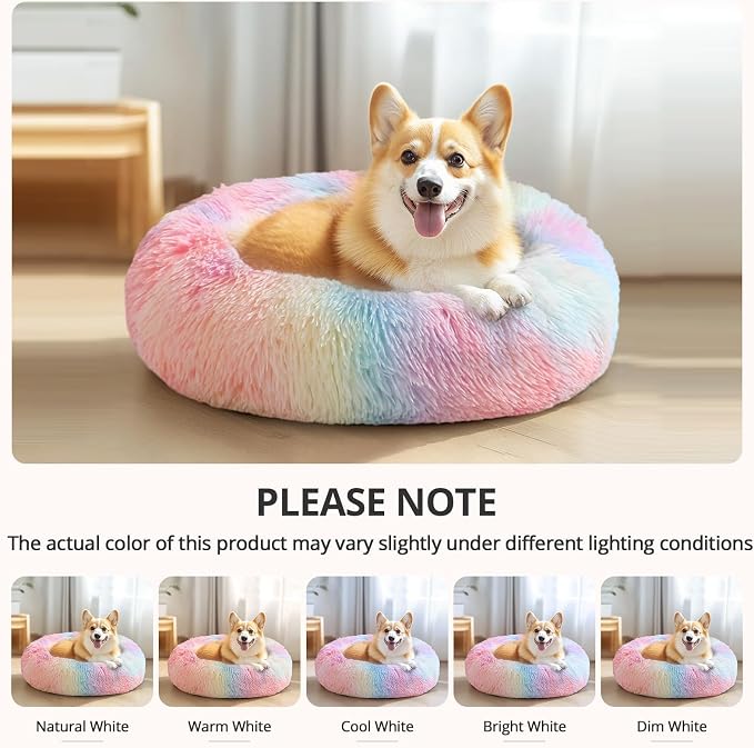 JOLLYVOGUE Calming Small Dog & Cat Bed - Image 6