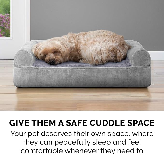 Furhaven Orthopedic Dog Bed for Large/Medium Dogs w/ Removable Bolsters & - Image 10