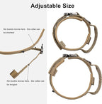 DAGANXI Tactical Dog Collar, Adjustable Military Training Nylon Dog Collar - Image 3