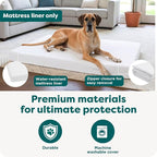 FurHaven Dog Bed Liner for Large Dogs, Water-Resistant Foam Protector - Image 5