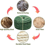 Green Sisal Rope 1/4 Inch by 164-Feet - Image 4