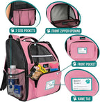 PetAmi Dog Backpack Carrier for Small Large Cat, Ventilated Pet Hiking Backpack - Image 3