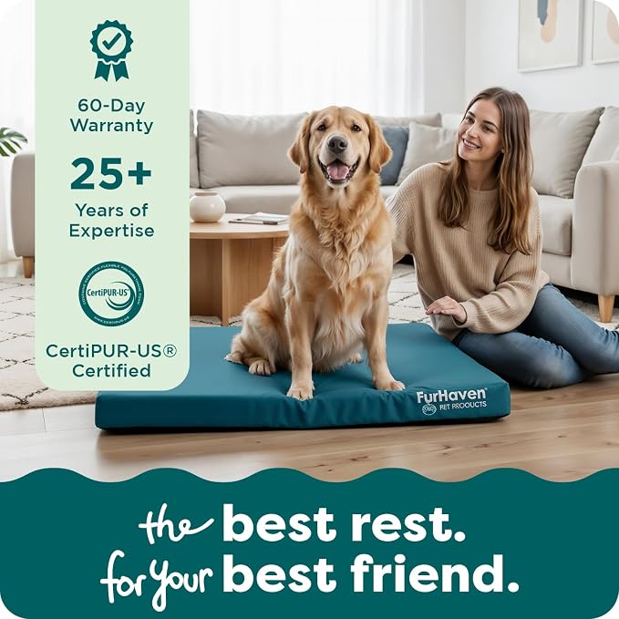 Furhaven Water-Resistant Cooling Gel Dog Bed - Image 9