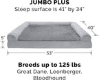 Furhaven Orthopedic Dog Bed for Large Dogs w/ Removable Bolsters & Washable - Image 3