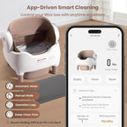 APP-Controlled Self Cleaning Litter Box, Automatic & Hands-Free Cat Litter Box - Image 9