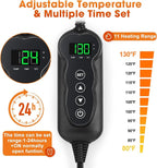 GASUR Heated Cat Bed, Waterproof Cat Heating Pad Indoor w/Timer, Temp - Image 2