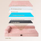 EHEYCIGA Memory Foam Dog Bed Large Size Dogs, Orthopedic Dog Bed Large - Image 5