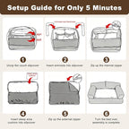 Cat Beds for Indoor Cats, Cat Couch Bed, Cute Cats Sofas for Medium Pets - Image 8