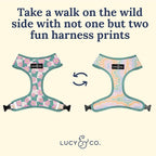 Lucy & Co. Cute Reversible Dog Harness Walking Halter - Image 6