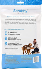No Rinse Wipes | Rinse Free Shampoo Mittens | Dogs & Cats | Bath Wipes | - Image 3