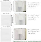 3Pcs Plant Covers from Insects, 3Size Bird Netting Barrier - Image 2