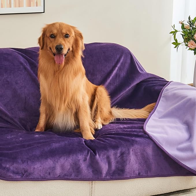 Waterproof Blanket 60"x80" for Adults, Reversible Waterproof Bed Cover for Dogs - Image 4