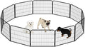 BestPet Dog Playpen 24 Inch 12 Panels Heavy Duty Metal Pet Exercise Pen Without by BestPet
