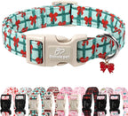 Christmas Dog Collar for Large Dogs by Babolepet
