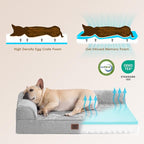 EHEYCIGA Extra Large Dog Bed Othorpedic 44x32x6.5, Memory Foam XL Dog Bed - Image 4
