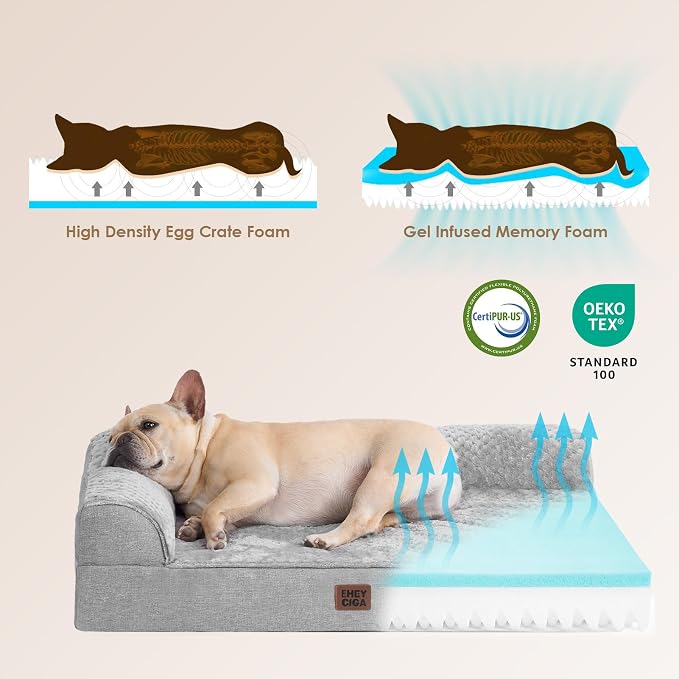 EHEYCIGA XXL Dog Bed Memory Foam, Orthopedic Giant Dog Bed Jumbo - Image 4