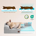 EHEYCIGA Orthopedic Dog Bed Medium Size Dogs, Memory Foam Dog Bed - Image 4