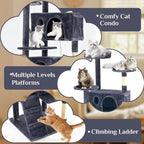Sweetcrispy 80 Inch Cat Tree Tower, Indoor Cat Condo - Image 4