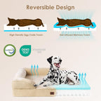 EHEYCIGA Orthopedic Dog Beds for Extra Large Dogs, Waterproof Memory Foam XXL - Image 5