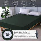 Queen Mattress Protector Waterproof, Fitted Sheet Style Breathable Mattress - Image 5
