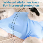 Cat Recovery Suit, Kitten Surgical Bodysuit - Image 5