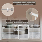 WAOWAO Baby Gate 62.20-71.26" Extra Wide Pressure Mounted Walk Through Swing - Image 5