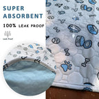 Washable Pee Pads for Dogs, 18x24in Reusable Puppy Pads, Absorbent Whelping Pads - Image 7