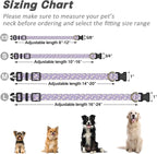 Reflective Dog Collar for Extra Small Dogs, Cute Flower Theme Adjustable - Image 7