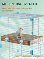 7.3 Inch Paper Bird Toys, Bird Platform, Parrot Toy, Help Birds Clean Beak - Image 3