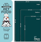 Dog Food Mat - Raised Edges Dogs Mat - Image 2