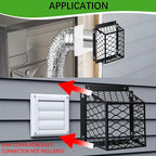 Dryer Vent Bird Guard, Dryer Vent Cover Bird Guard Cage - Image 4
