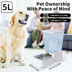 Meikuler Pets Auto Feeder 5.2L, Food Feeder and Water Dispenser Set - Image 4